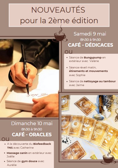 Flyer avec les nouveautés de Salon