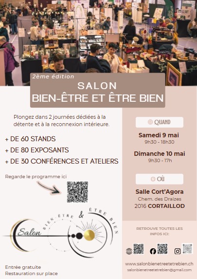 Flyer 2ème Edition du Salon du Bien être & être bien 9&10 mai 26